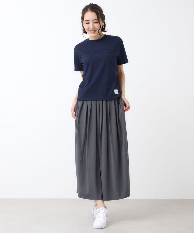 プレーティング天竺 切り替えデザイン Tシャツ【吸汗速乾】