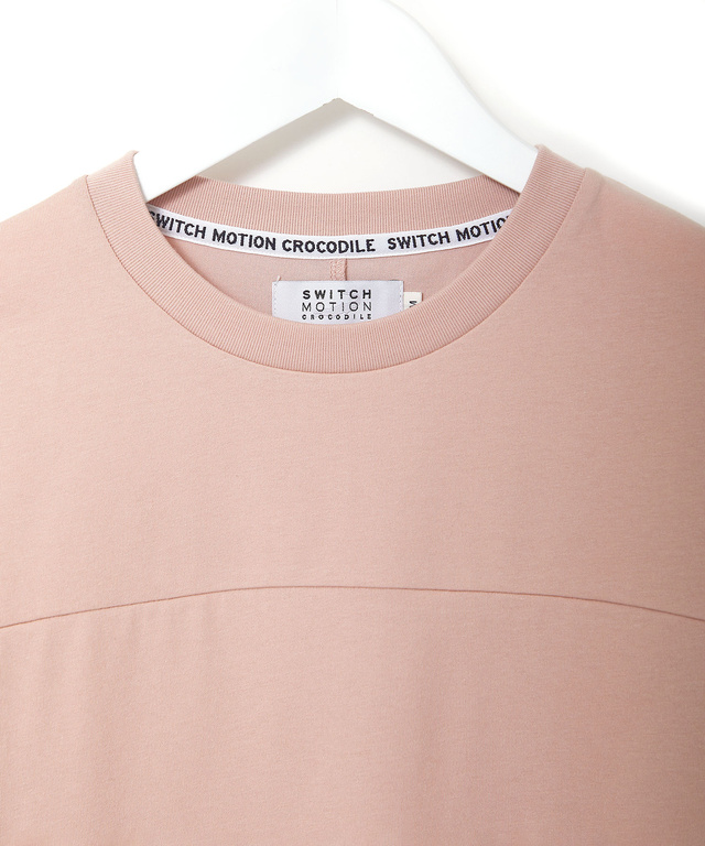 プレーティング天竺 切り替えデザイン Tシャツ【吸汗速乾】