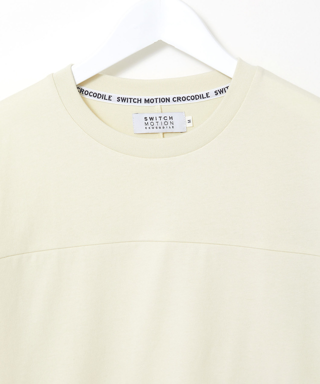 プレーティング天竺 切り替えデザイン Tシャツ【吸汗速乾】