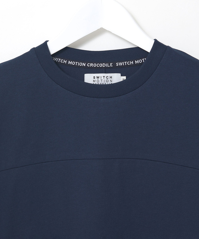 プレーティング天竺 切り替えデザイン Tシャツ【吸汗速乾】