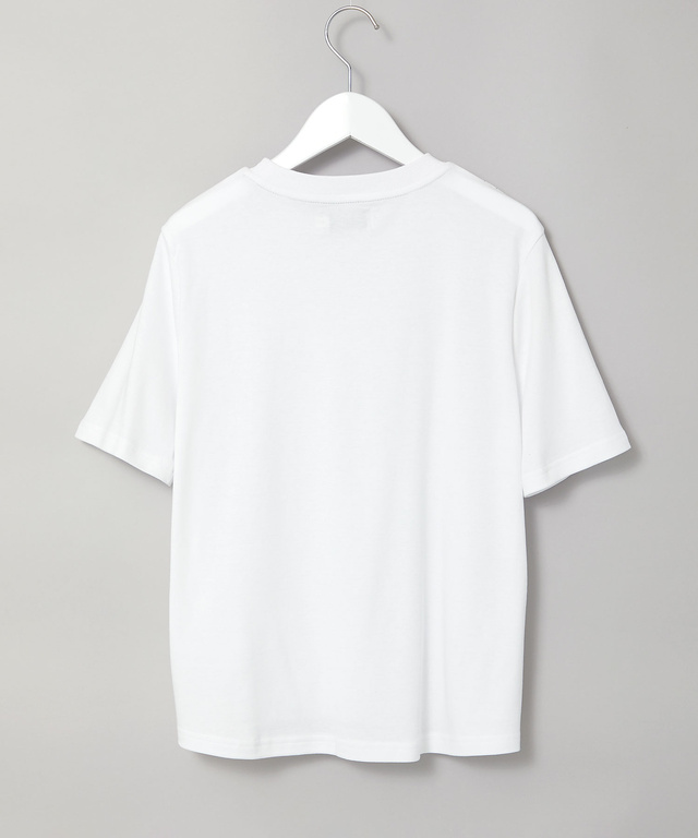 スムース 幾何学 ロゴプリント Tシャツ