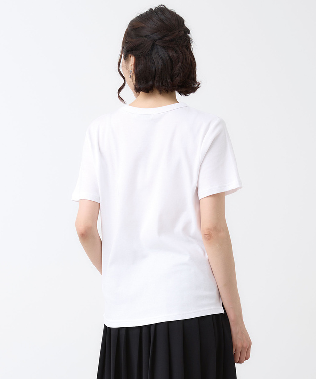 スムース ロゴプリント Tシャツ