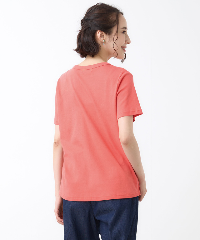 スムース ロゴプリント Tシャツ