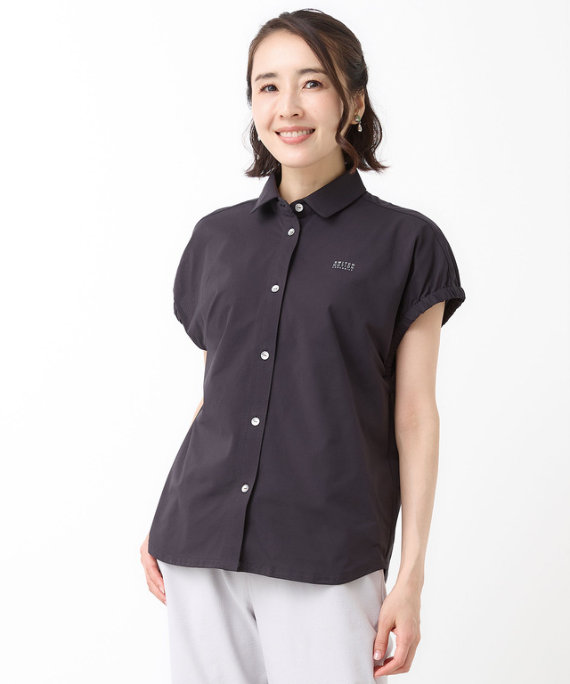 エアードッツ ギャザーデザイン ポロシャツ