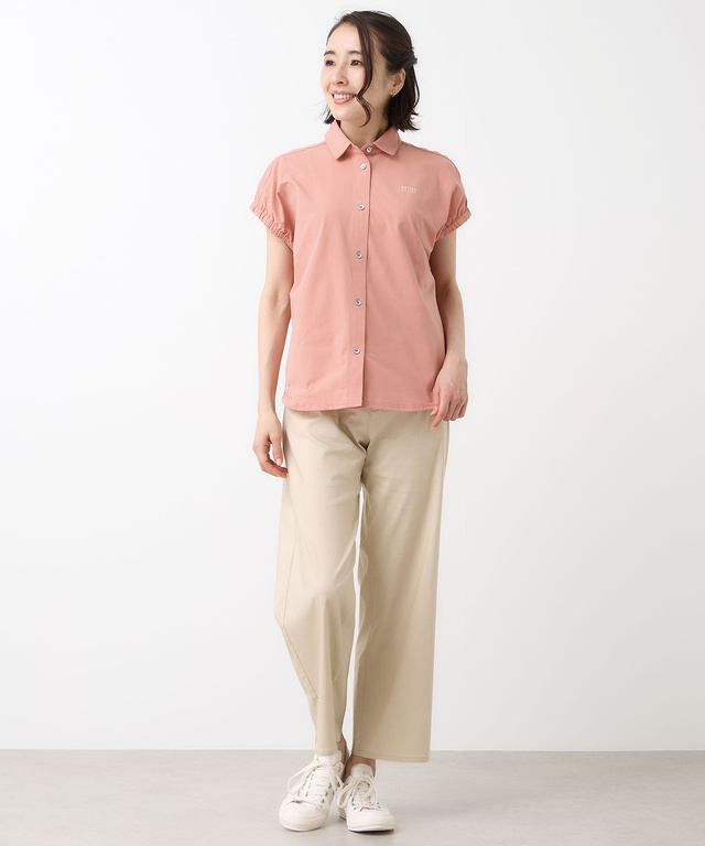 エアードッツ ギャザーデザイン ポロシャツ