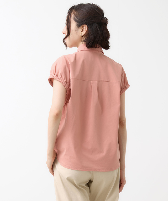 エアードッツ ギャザーデザイン ポロシャツ