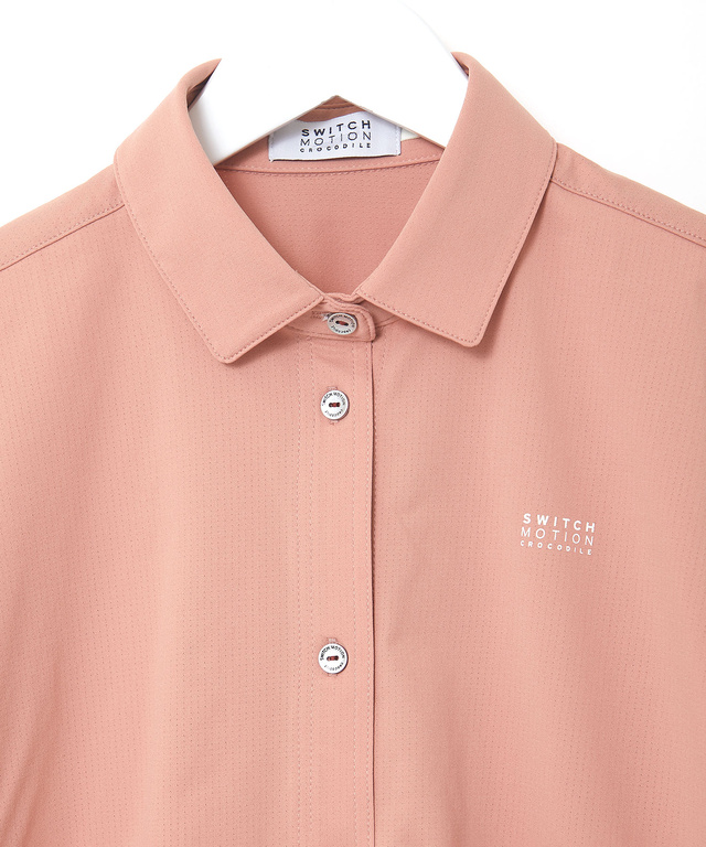 エアードッツ ギャザーデザイン ポロシャツ