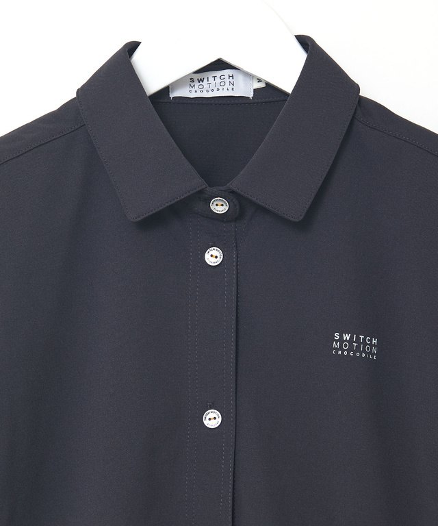 エアードッツ ギャザーデザイン ポロシャツ