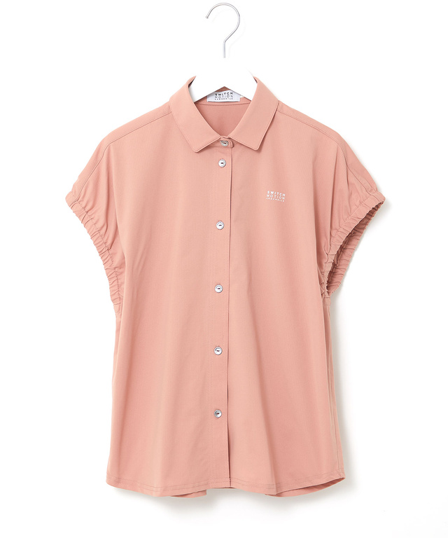 エアードッツ ギャザーデザイン ポロシャツ