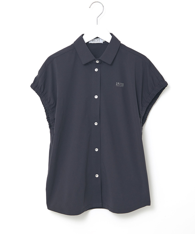 エアードッツ ギャザーデザイン ポロシャツ