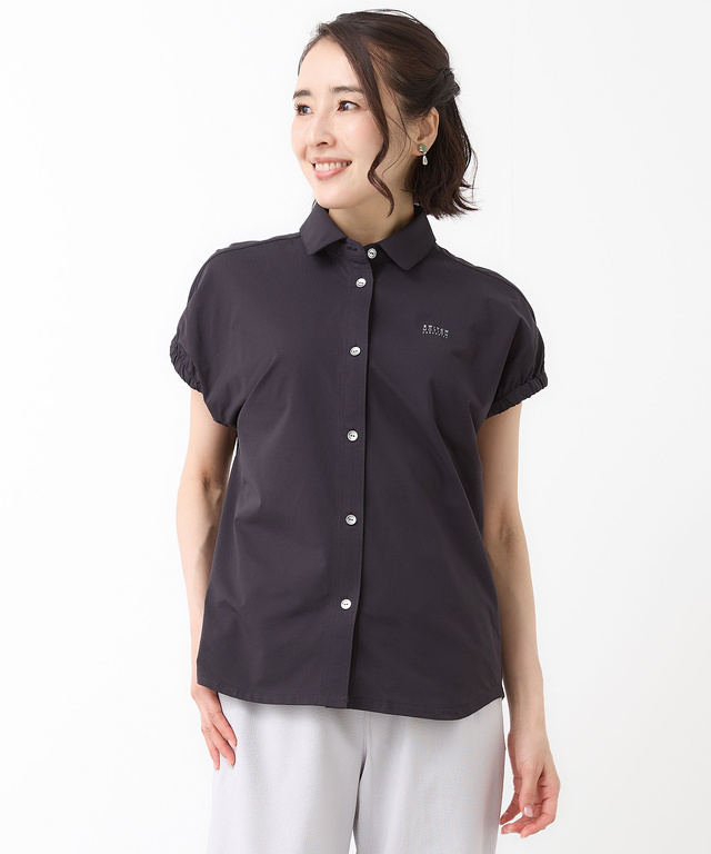 エアードッツ ギャザーデザイン ポロシャツ