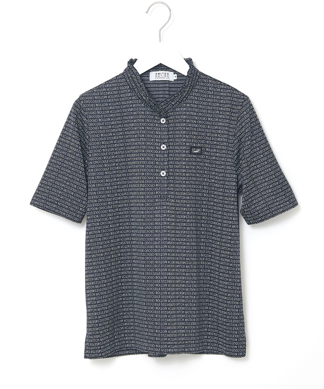 ジャカード デジタルロゴ カットソー