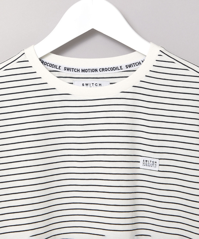 スノーコットン 天竺 ボーダー Tシャツ【接触冷感】