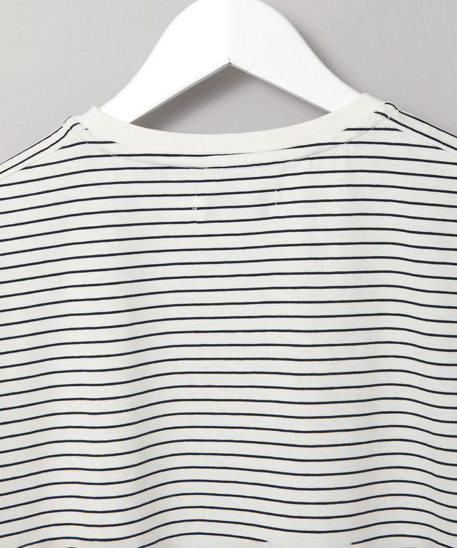 スノーコットン 天竺 ボーダー Tシャツ【接触冷感】