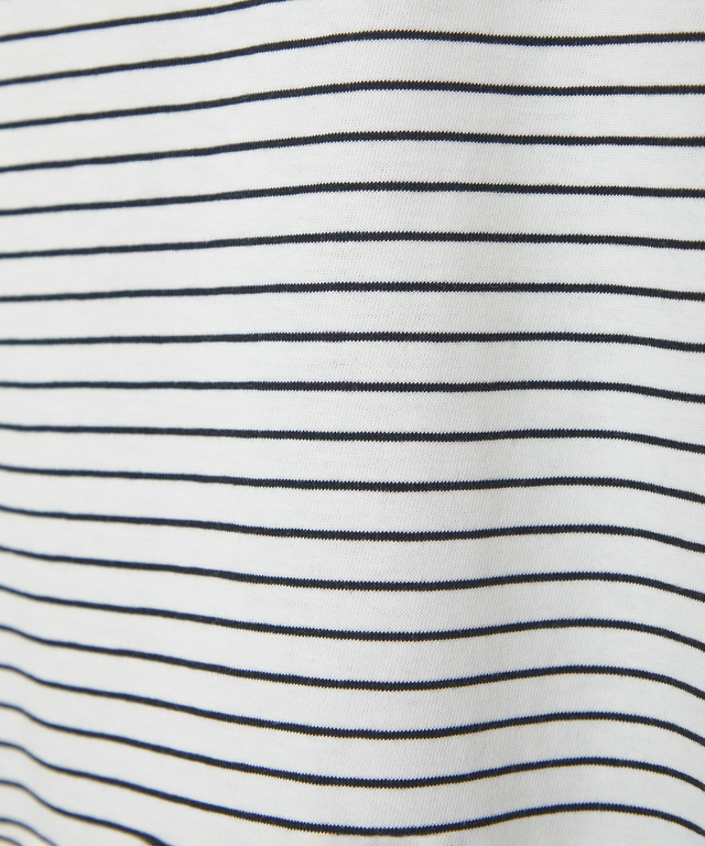 スノーコットン 天竺 ボーダー Tシャツ【接触冷感】