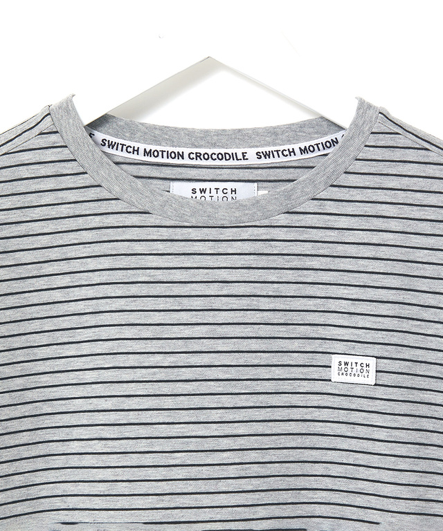 スノーコットン 天竺 ボーダー Tシャツ【接触冷感】