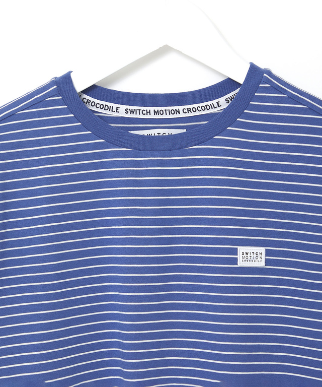 スノーコットン 天竺 ボーダー Tシャツ【接触冷感】