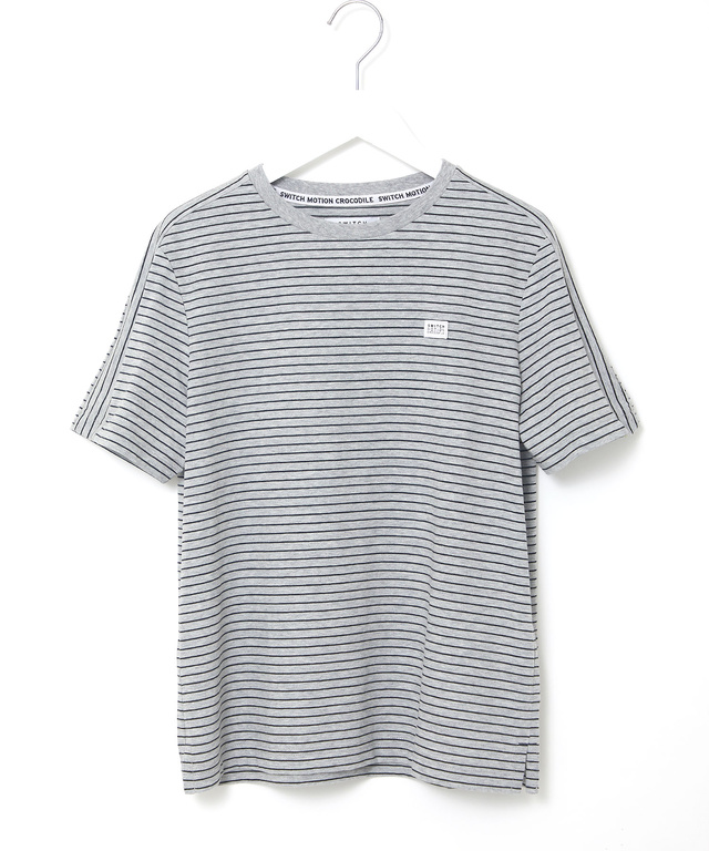 スノーコットン 天竺 ボーダー Tシャツ【接触冷感】