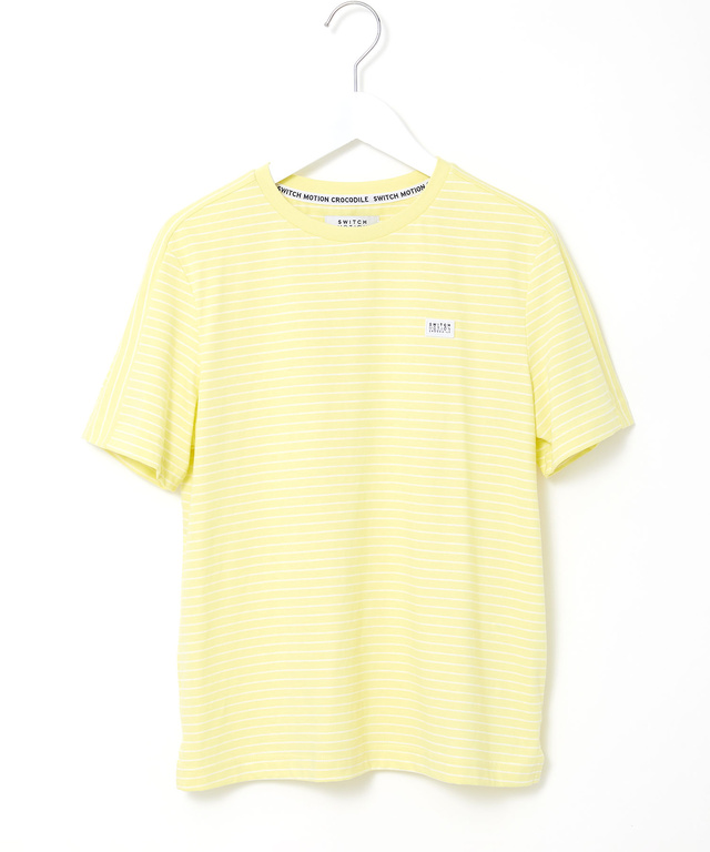 スノーコットン 天竺 ボーダー Tシャツ【接触冷感】