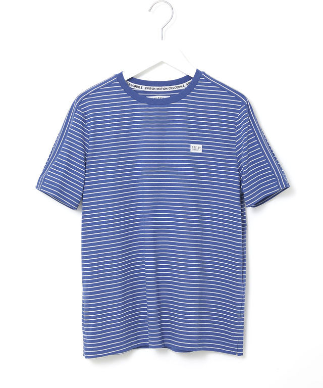 スノーコットン 天竺 ボーダー Tシャツ【接触冷感】