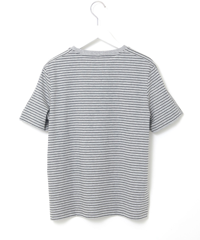 スノーコットン 天竺 ボーダー Tシャツ【接触冷感】