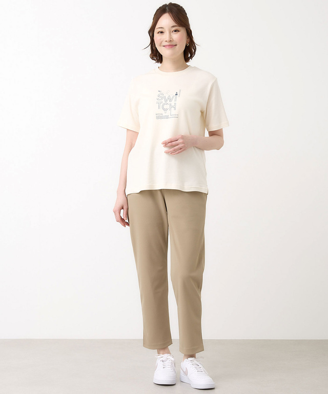 スムース マリンモチーフ プリント Tシャツ