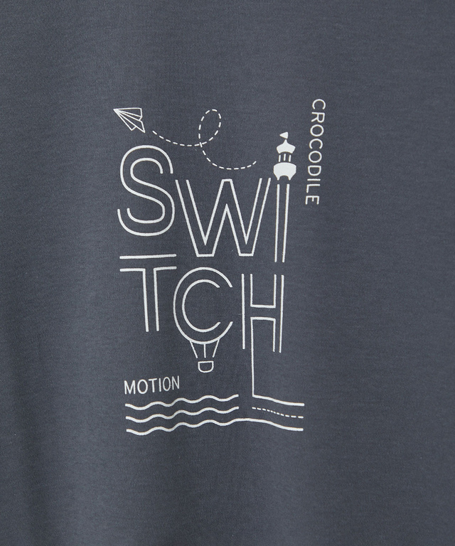 スムース マリンモチーフ プリント Tシャツ