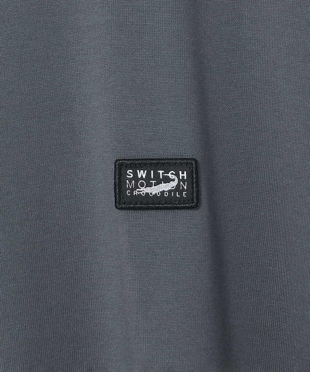 プレーティング天竺 裾ギャザー Tシャツ【接触冷感】