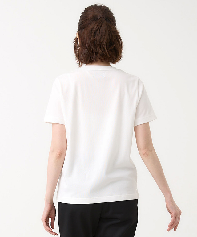 プレーティング天竺 モチーフプリント Tシャツ【吸汗速乾】