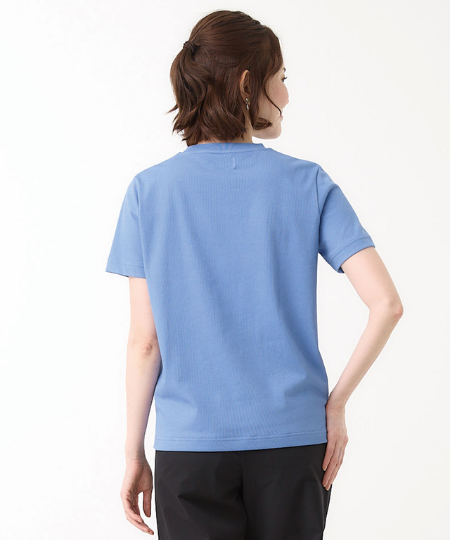 プレーティング天竺 モチーフプリント Tシャツ【吸汗速乾】