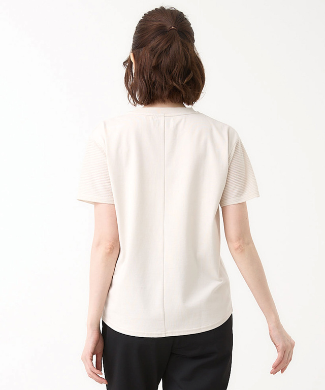 メッシュ 切り替え Tシャツ