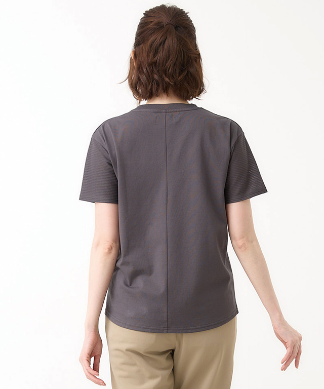 メッシュ 切り替え Tシャツ