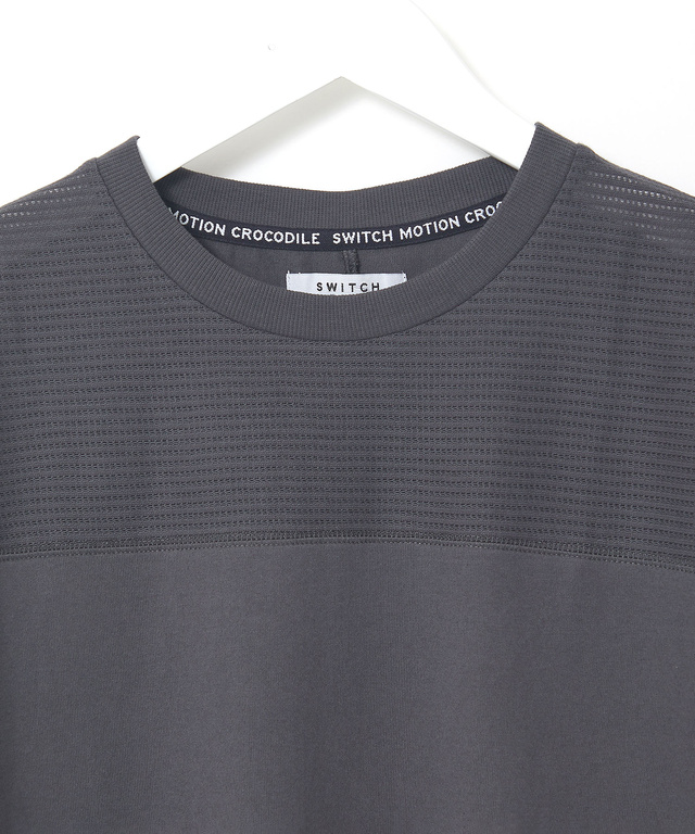 メッシュ 切り替え Tシャツ