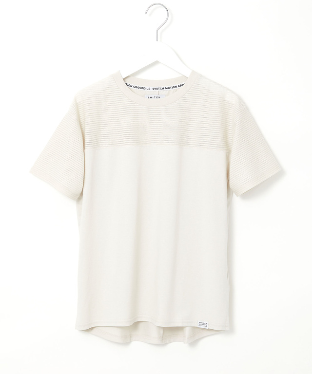 メッシュ 切り替え Tシャツ