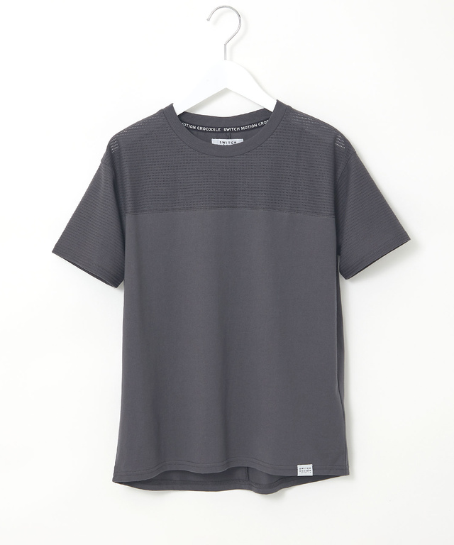 メッシュ 切り替え Tシャツ