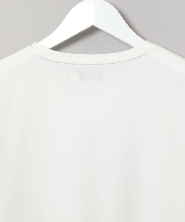 プレーティング天竺 ルーフモチーフ 七分袖 Tシャツ