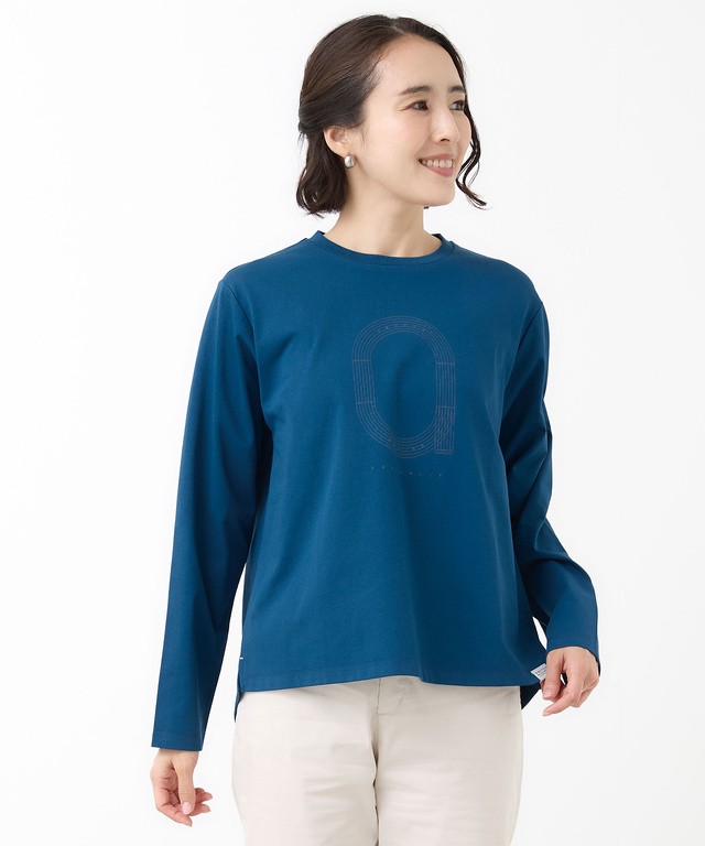 プレーティング天竺 リブ襟 Tシャツ 【吸汗速乾】【シワになりにくい】