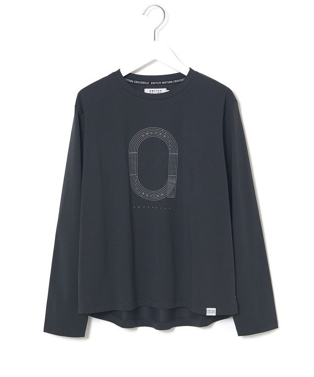 プレーティング天竺 リブ襟 Tシャツ 【吸汗速乾】【シワになりにくい】