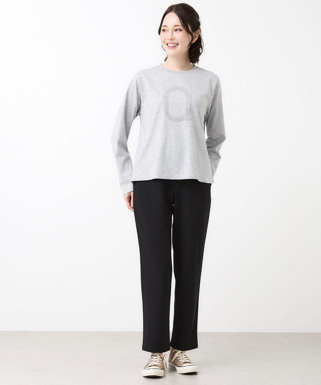 プレーティング天竺 リブ襟 Tシャツ 【吸汗速乾】【シワになりにくい】