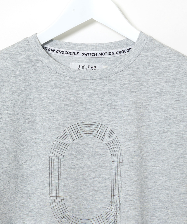 プレーティング天竺 リブ襟 Tシャツ 【吸汗速乾】【シワになりにくい】