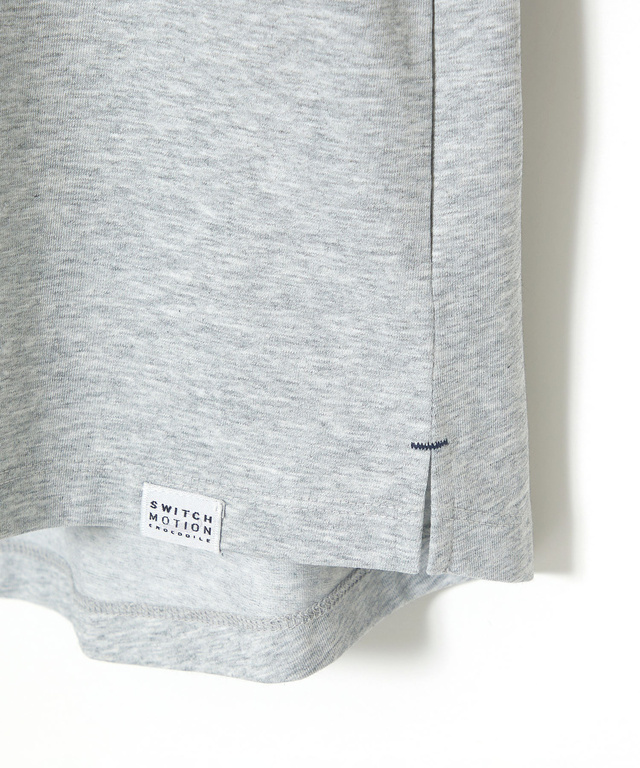 プレーティング天竺 リブ襟 Tシャツ 【吸汗速乾】【シワになりにくい】