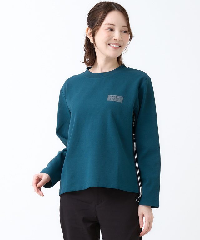 リブ ラインテープ Tシャツ 