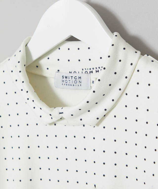 両面起毛ベア天竺 ドットロゴプリント Tシャツ 