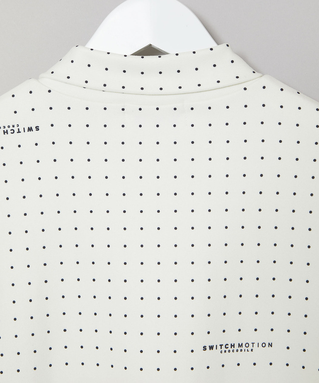 両面起毛ベア天竺 ドットロゴプリント Tシャツ 