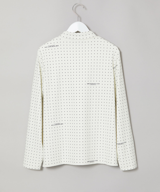 両面起毛ベア天竺 ドットロゴプリント Tシャツ 