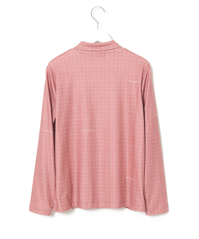 両面起毛ベア天竺 ドットロゴプリント Tシャツ 