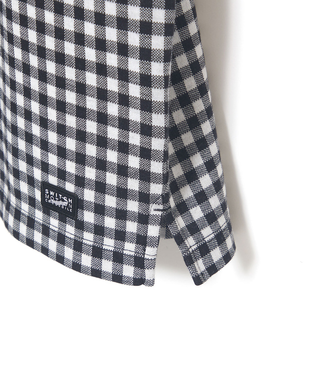 格子接結 ギンガムチェック Tシャツ