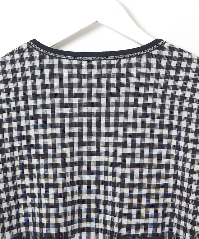 格子接結 ギンガムチェック Tシャツ