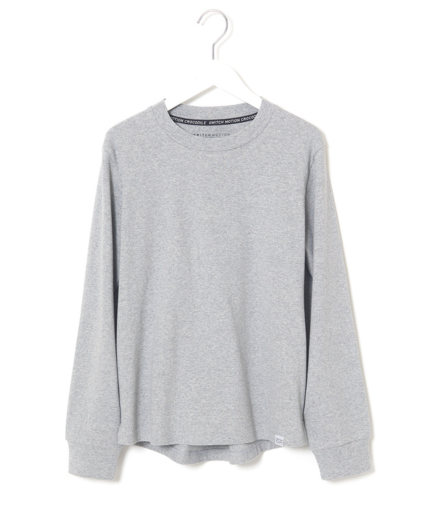 ストレッチリブ クルーネック Tシャツ