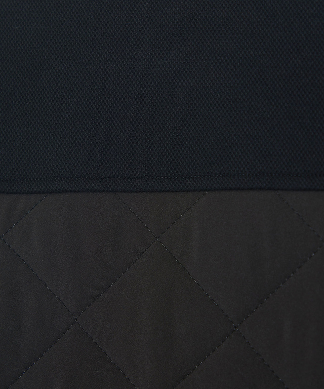 中綿キルト 鹿の子ドッキング ジャケット